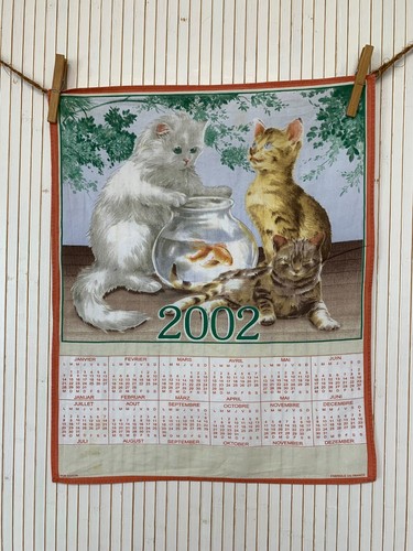 Geschirrtuch kalender 2002 - kalender,