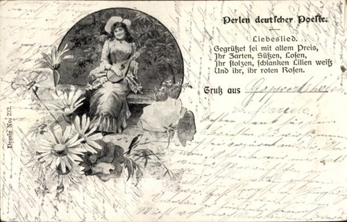 Perlen deutscher poesie - ak,