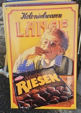 Blechschild Kolonialwaren LANGE 60x40cm Sammlung