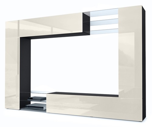 Wohnwand schrankwand anbauwand - wohnwand,