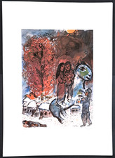 Marc Chagall  -  Le Miroir (