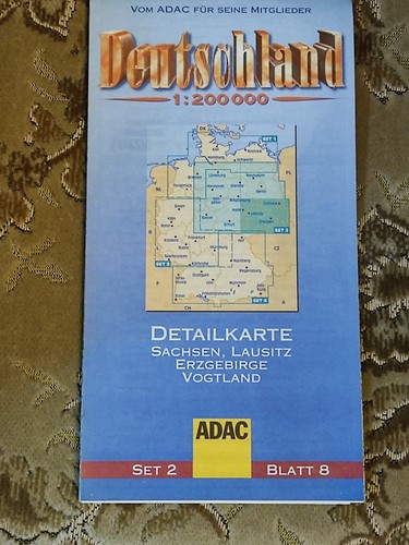 Alte adac karte sachsen - adac, karte: