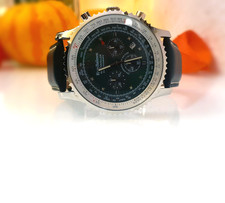 Krug-Baümen 25th Anniversary Air Traveller Diamond Herren Chronograph Grün Uhr