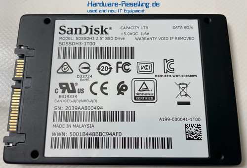 Sandisk ultra ssd 1tb 5 - sandisk, 3d