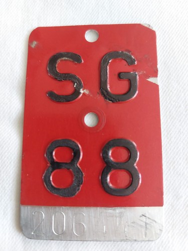 Nummernschild schweizer - ,