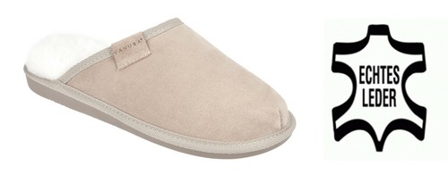 Damen pantoffeln echtes leder - damen,