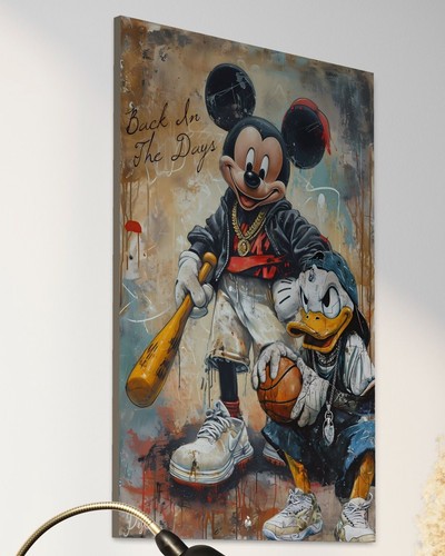 Micky maus leinwandbild - micky,