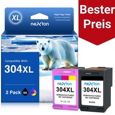 1-2 304XL Patronen für HP-304 XL DeskJet 2620 2630 3720 3730 3750 Envy5010 5030.
