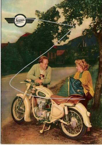 Prospekt simson motorrad awo - prospekt,