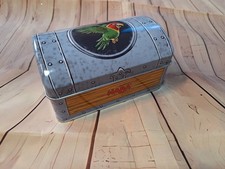 Pirat Truhe Kiste Blech Metall Kinder Ca 12 Cm Papagei Schatz 