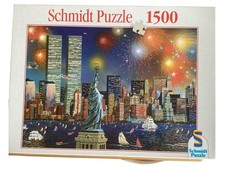 Schmidt Puzzle 1500 Teile New York Skyline Architektur Sehenswürdigkeiten