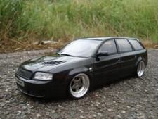 1:18 MTM Audi RS6 Avant mit 19 Zoll Porsche Cup Echt Alu Felgen Tuning Tiefer