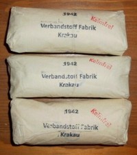 DEUTSCHE WEHRMACHT 1942 SANITÄTER ERSTE HILFE PACK MADE IN OCCUPED POLAND - REPRO!