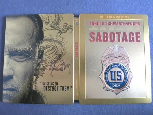 Sabotage bluray steelbook - bluray,