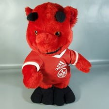 Vintage 1.FC Kaiserslautern Maskottchen Betzi Stofftier 1995 Adidas Fanartikel