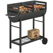 Holzkohlegrill Grillwagen mit