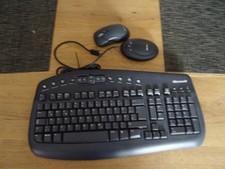 Complet Microsoft Wireless Multimedia Keyboard 1.1 2.1 QUERTZ Deutsch