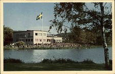 Göteborg Schweden Sverige Color AK ~1950/60 Slottskogen Vita Bandets Restaurant