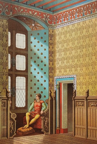 Castle room decorative art - room,