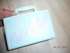 Audiokassetten Aufbewahrungsbox aus Kunststoff für 9 Compact Musikkassetten DDR