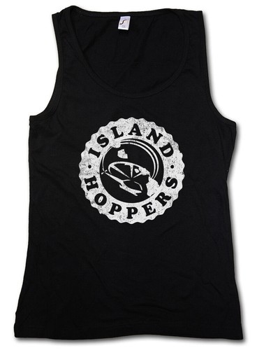 Island hoppers logo damen tank - island,
