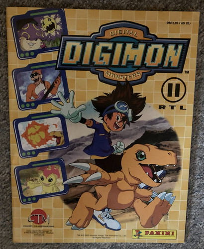 Digimon stickerheft panini - stickerheft,