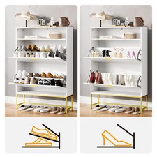 Schuhschrank bis 16 Paar mit 2