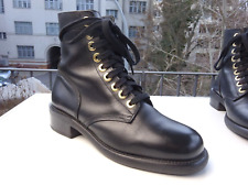 SANDRO PARIS France Damen Goodyear Schuhe Stiefel Leder Schwarz Italy Gr.39 TOP