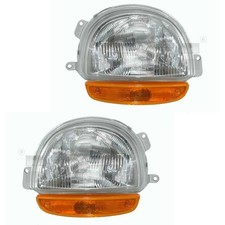 Scheinwerfer Hauptscheinwerfer Set rechts & links H4 für Renault Twingo I C06_