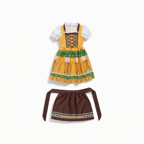 Dirndlkleid mit schürze - dirndlkleid,