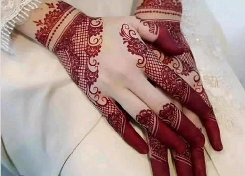 Henna tattoo set mehndi - tattoo, rot