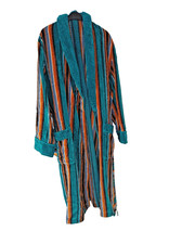 RETRO Frottee Bademantel von frottana - mit Gürtel - Gr. 52/54