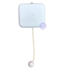 Weiß Spieldose Kunststoff Zugschnur Sankyo Spieluhr (Option 60 Melodien)