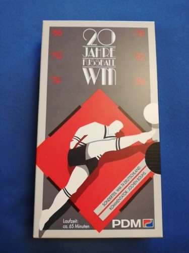 Vhs kassette fussball 20 - vhs,
