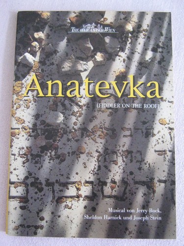 Programmheft musical anatevka - programmheft, "anatevka