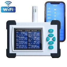 7in1 Luft Qualität Messgerät CO2 PM10 PM2.5 TVOC Formaldehyd Detektor Feinstaub