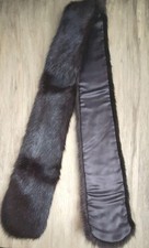 Tierfellschal dunkelbraun