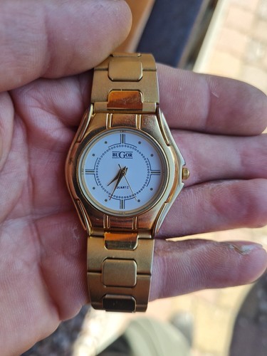 Bugor goldene armbanduhr - bugor,