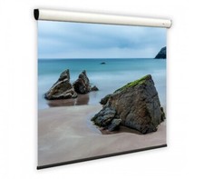 DELUXX Cinema Elegance Beamer Motorleinwand 203 x 152 cm 4:3 3D 4K 8K (15163)