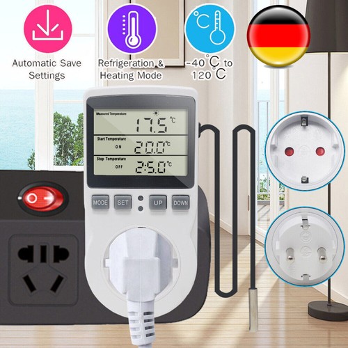 Digital led temperaturregler - digital,