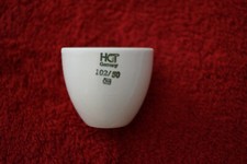 15 HCT Schmelztiegel 102/50 Porzellan Laborzubehör DIN neu