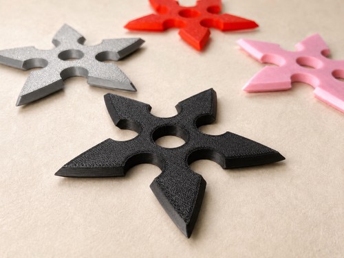 Schwarz ninja shuriken - 1x,