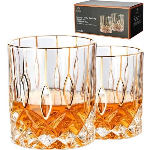 Kristall whisky gläser 2er - kristall,