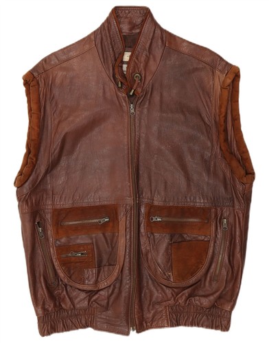 Vintage herren lederweste - vintage, uk