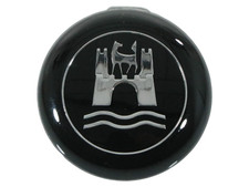 Hupenknopf Schwarz  "