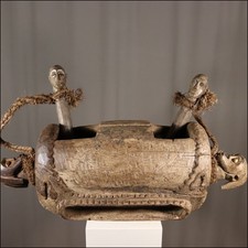 89749) Trommel Fang Gabun Afrika AFRIKANISCHE KUNST