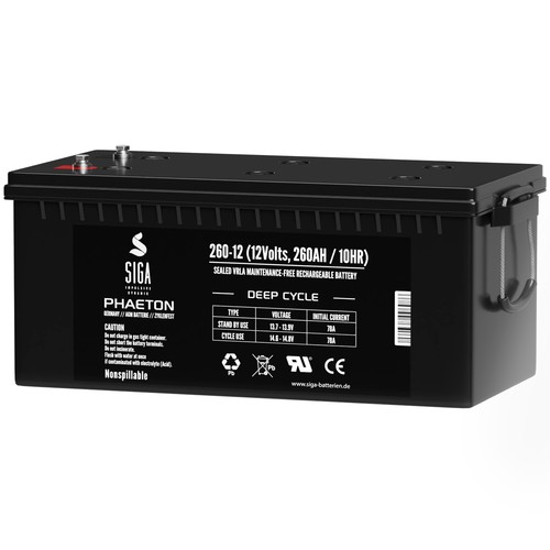 Akku 300ah 260ah 12v - 260ah, agm