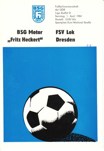 Ddr liga motor fritz - ddr-liga, 83/84