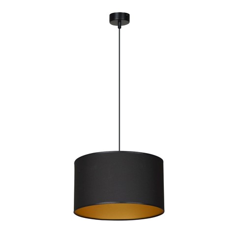 Hängeleuchte schwarz gold - schwarz,