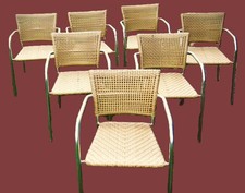 Haushalt / Garten - Stühle Rattan-Sessel ( 1 Stück) wetterfest, stapelbar